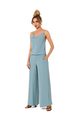 Draped playsuit