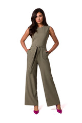 Sleeveless playsuit
