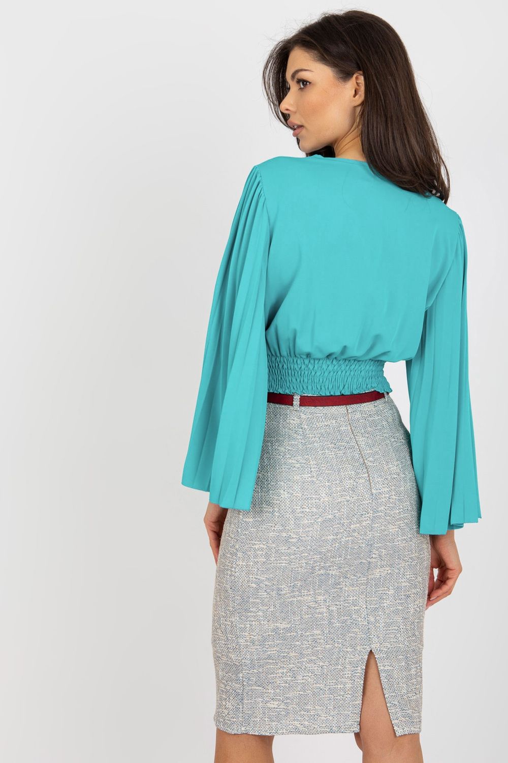 Pleated blouse