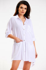Viscose shirt dress from Awama