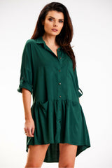 Viscose shirt dress from Awama