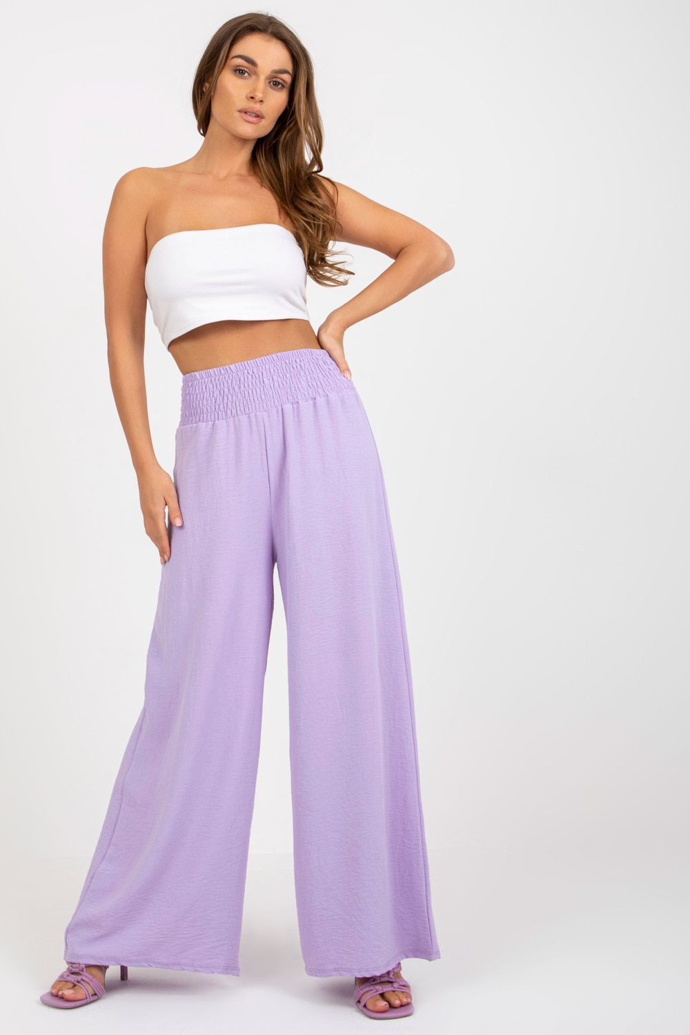 Creased trousers