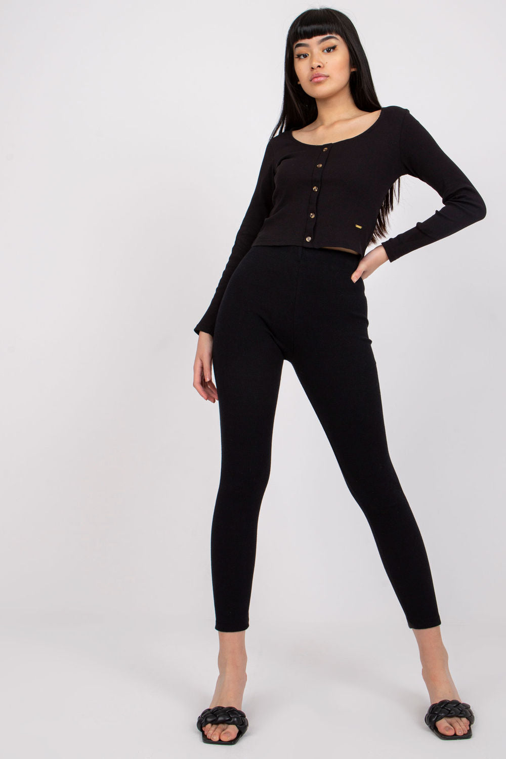 Ribbed leggings