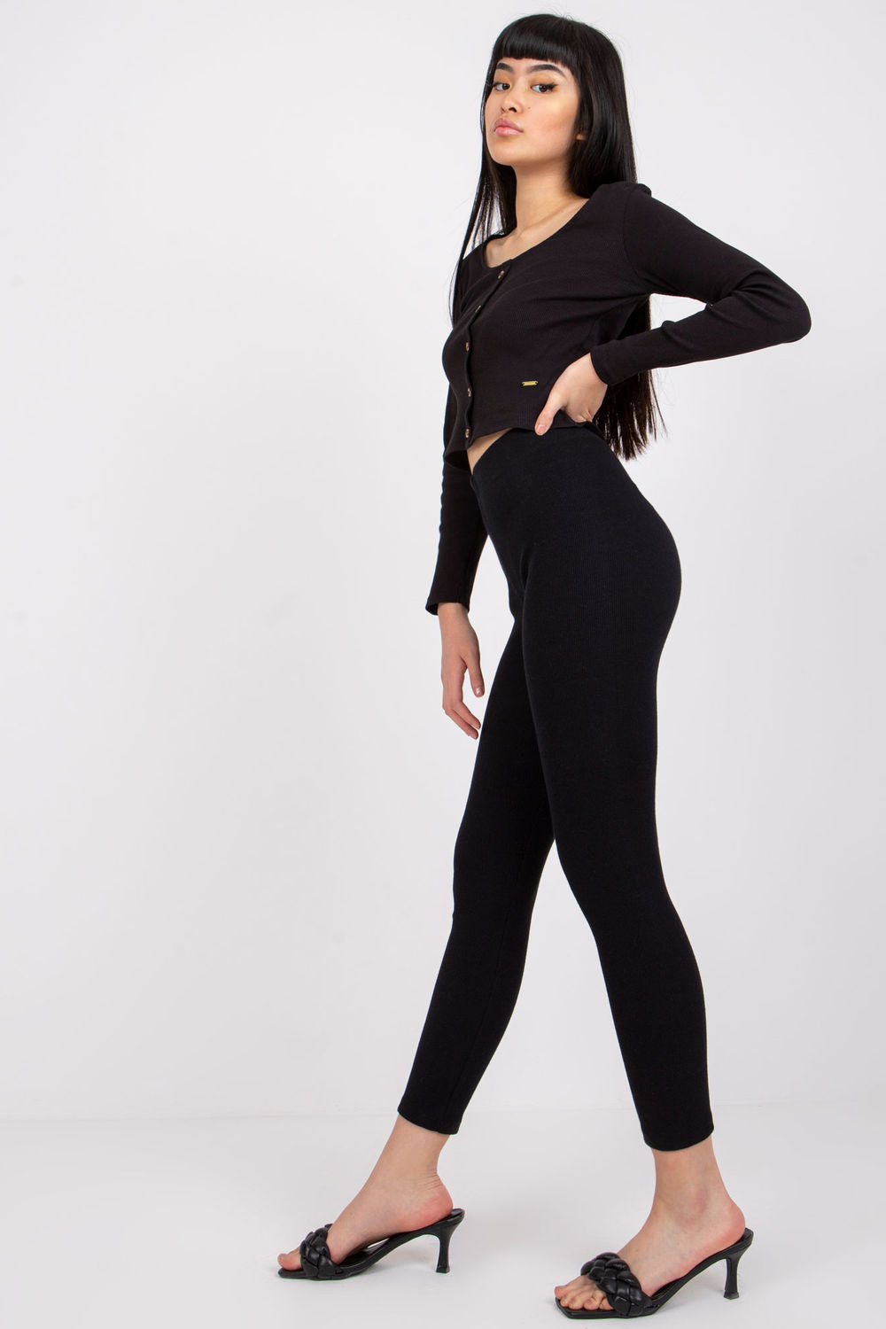 Ribbed leggings