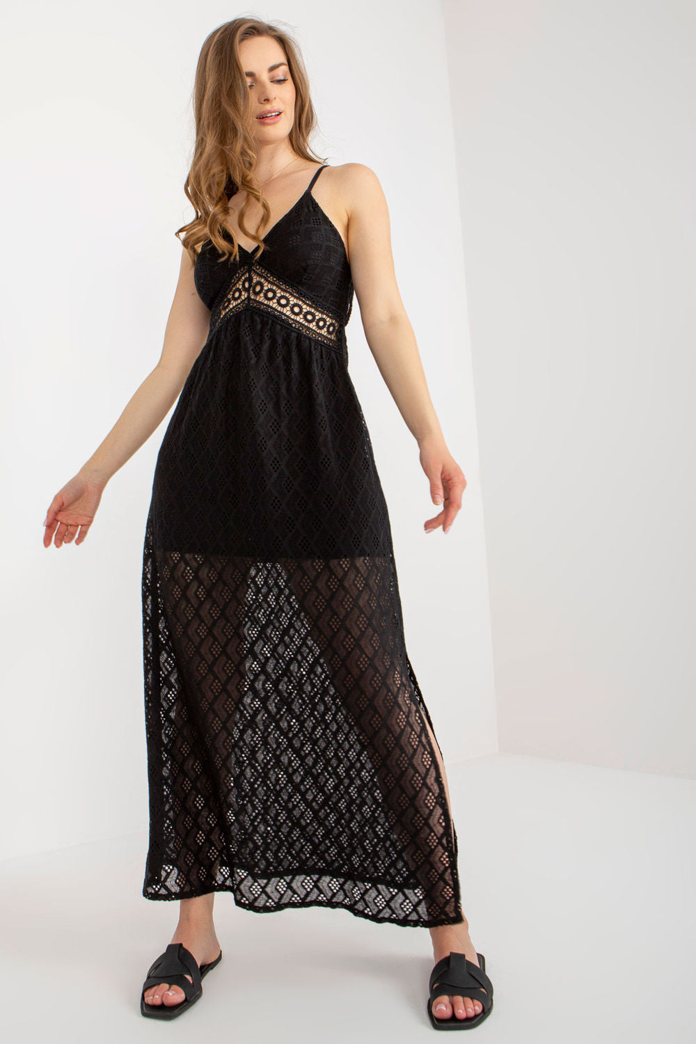 Openwork dress