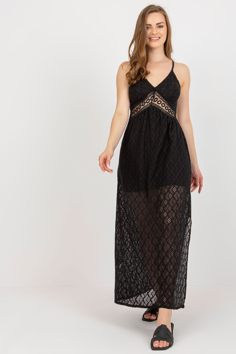 Openwork dress