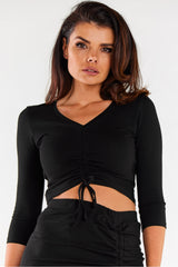 Cropped blouse