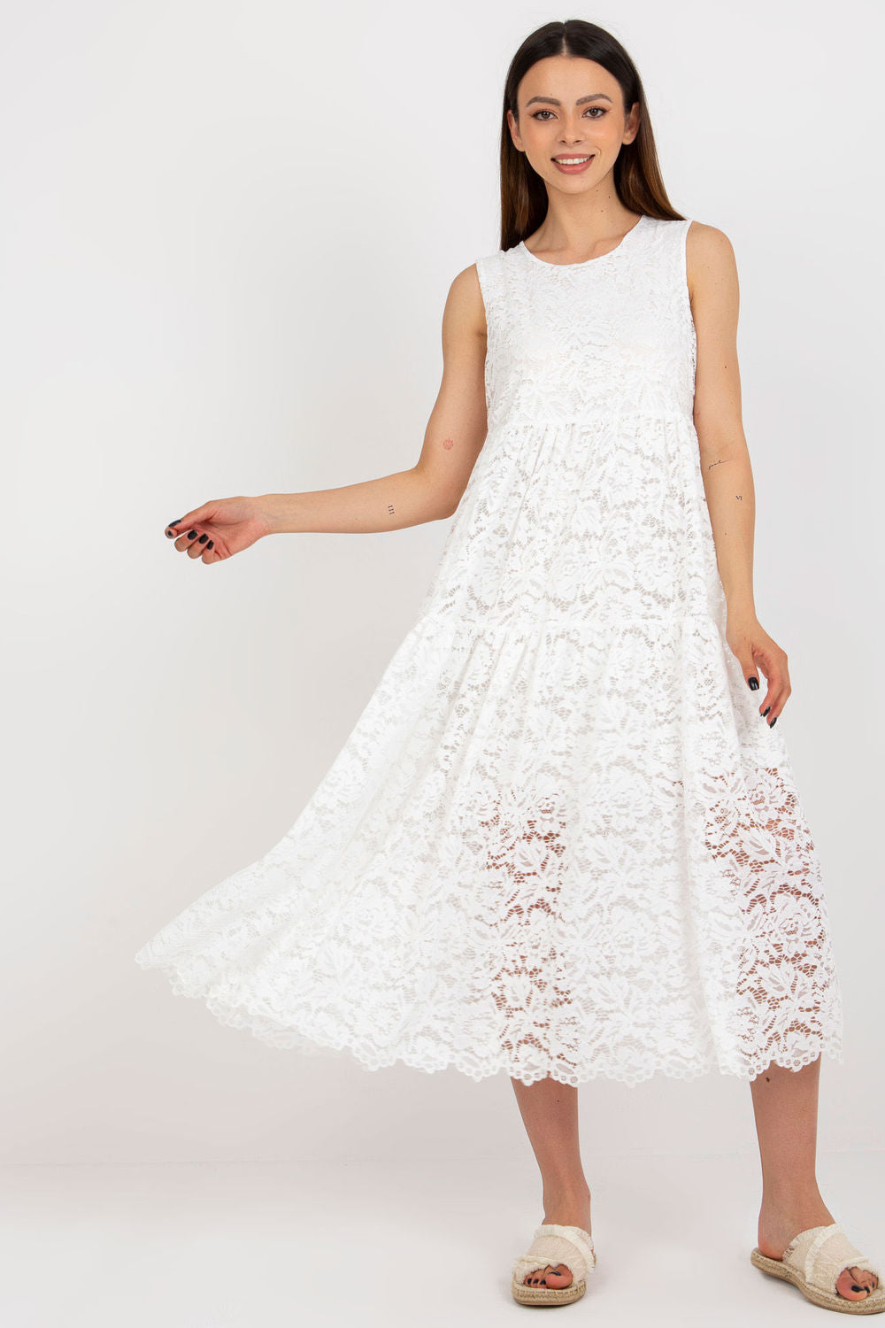 Openwork dress
