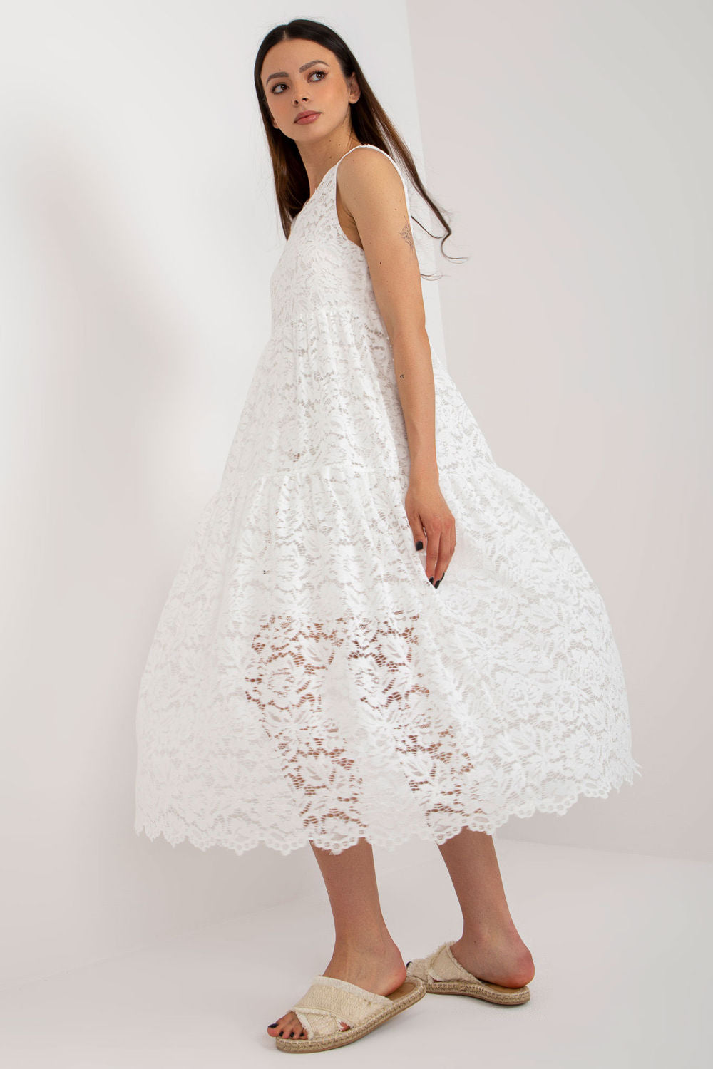 Openwork dress