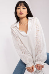 Openwork blouse