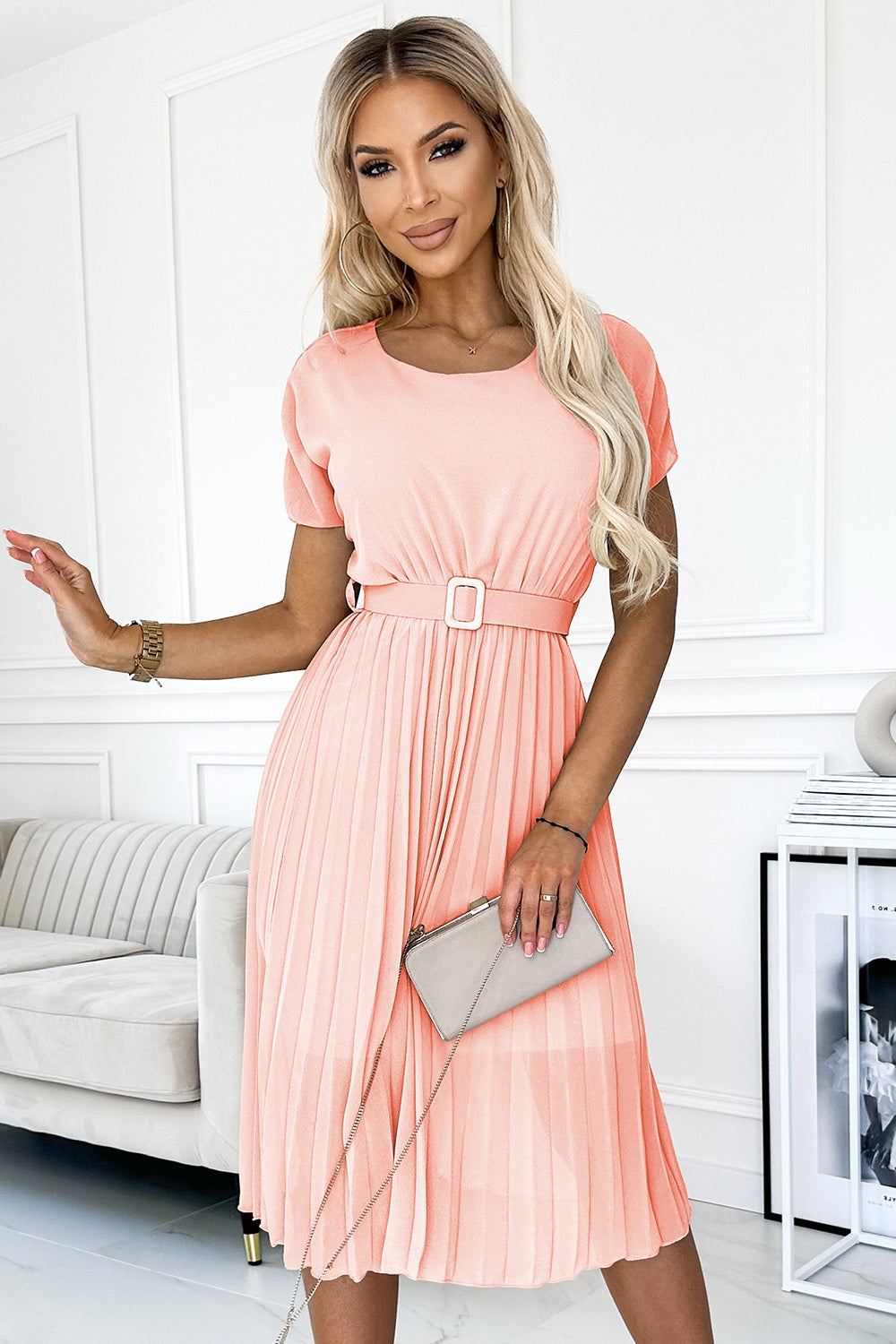 Chiffon cocktail dress