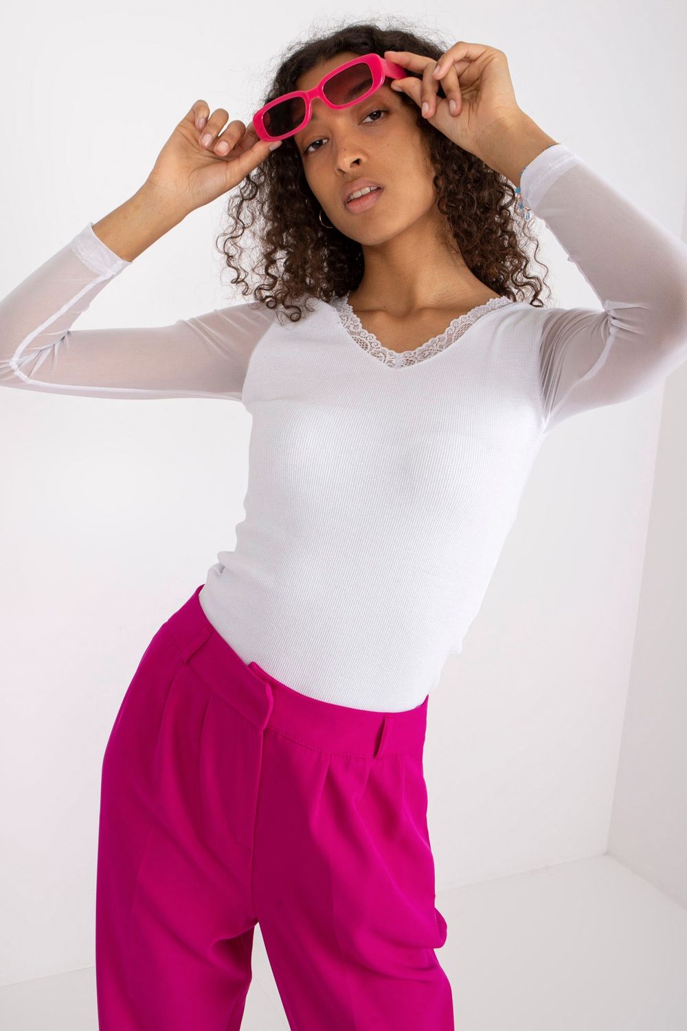 Ribbed blouse