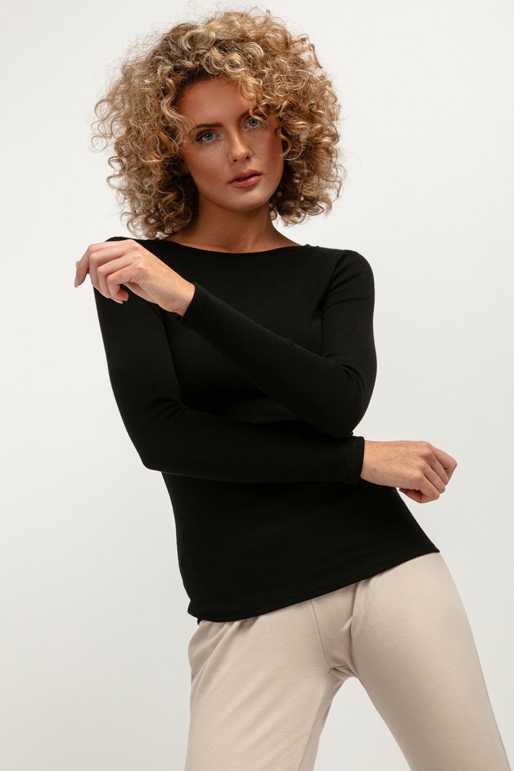 Ribbed blouse
