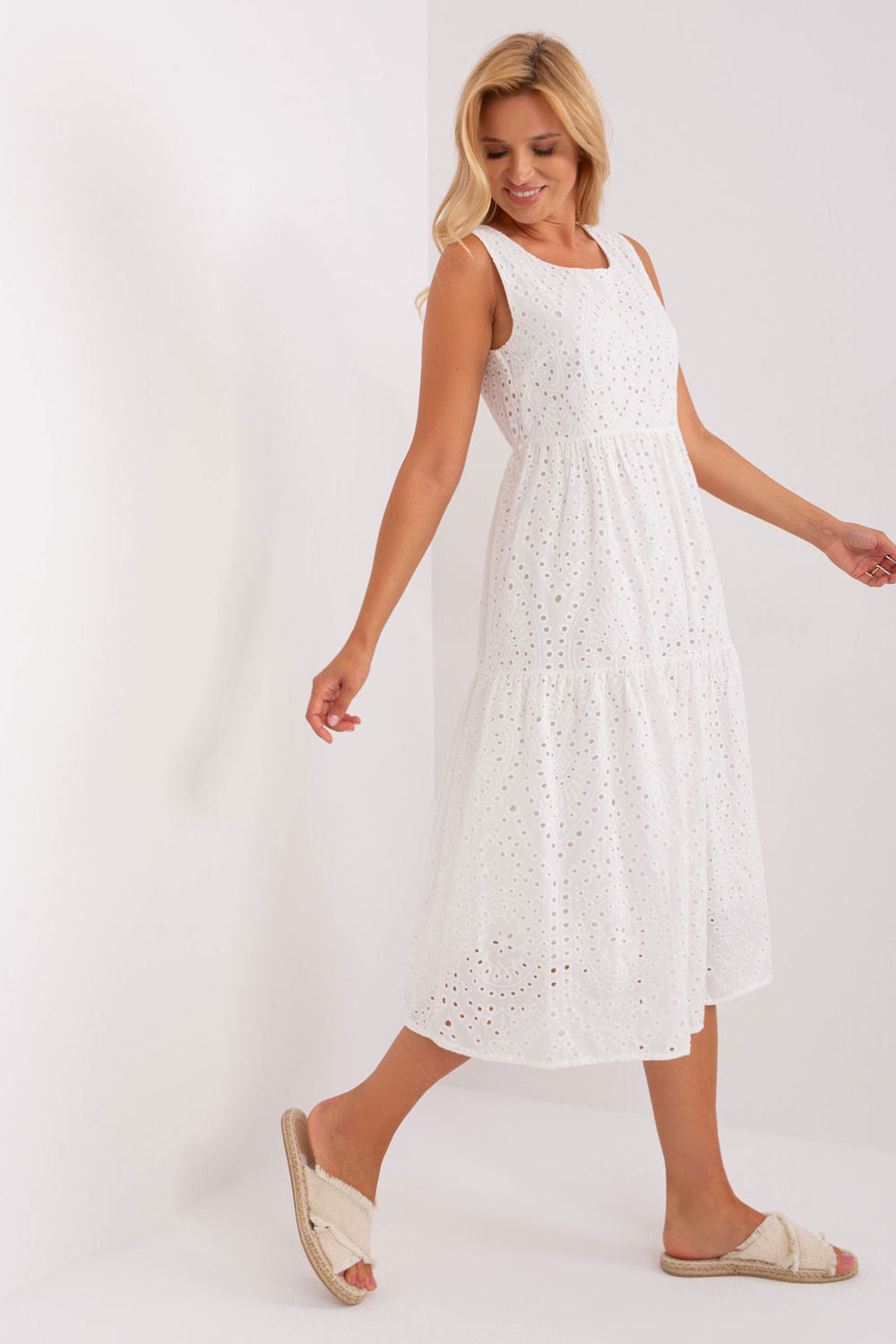 Openwork dress