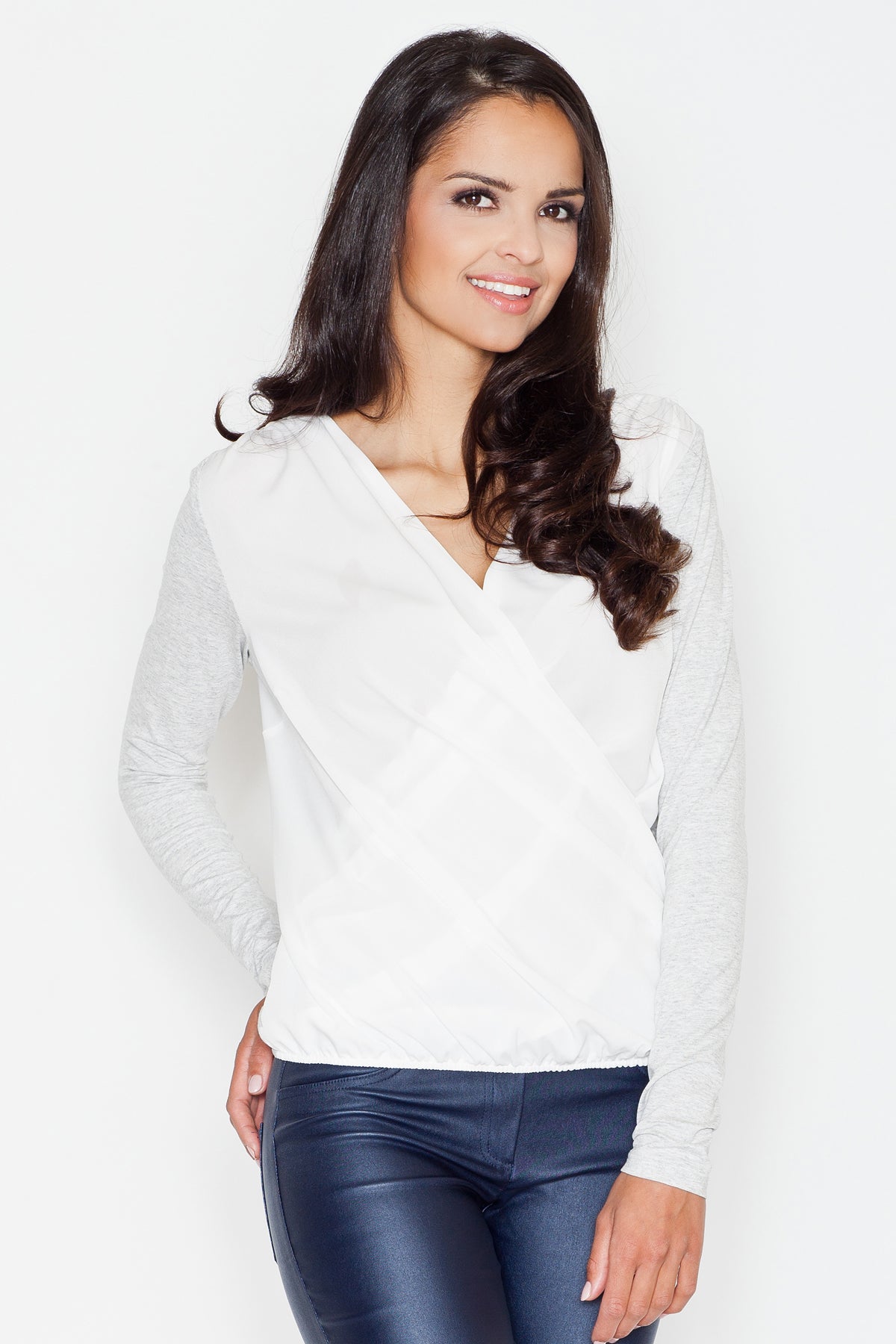 Pleated blouse
