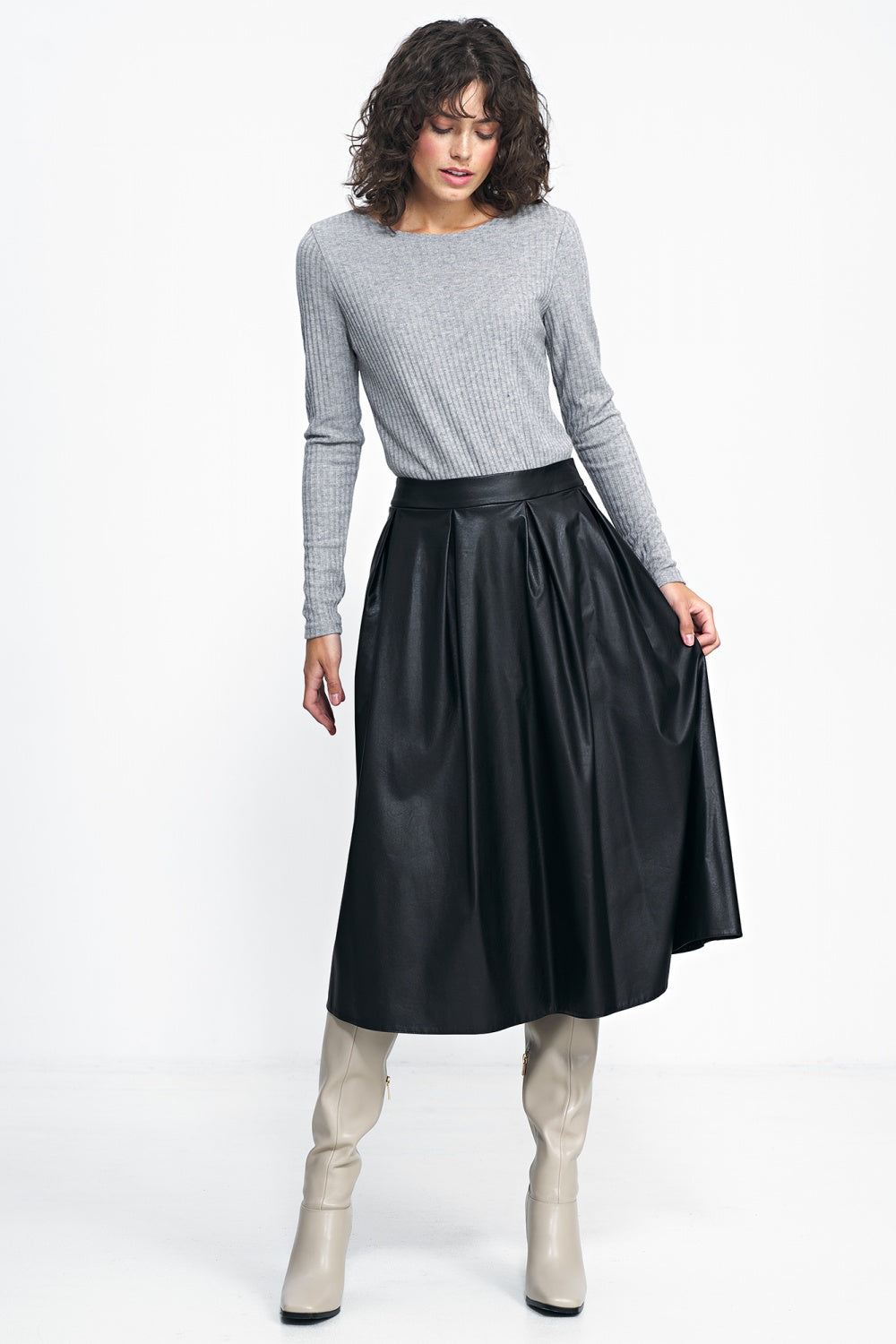 Leather skirt