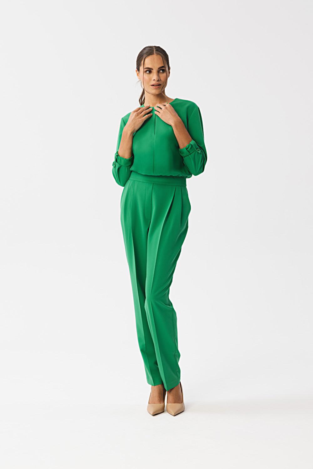 Slit playsuit