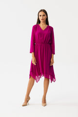 Chiffon cocktail dress
