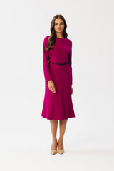 Faux leather dress