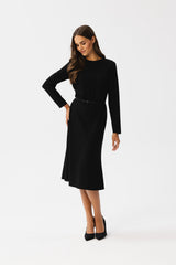 Faux leather dress