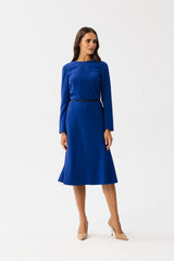 Faux leather dress