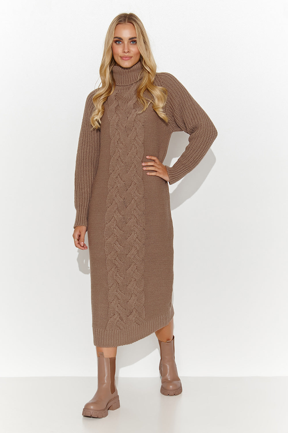 Cozy sweater dress