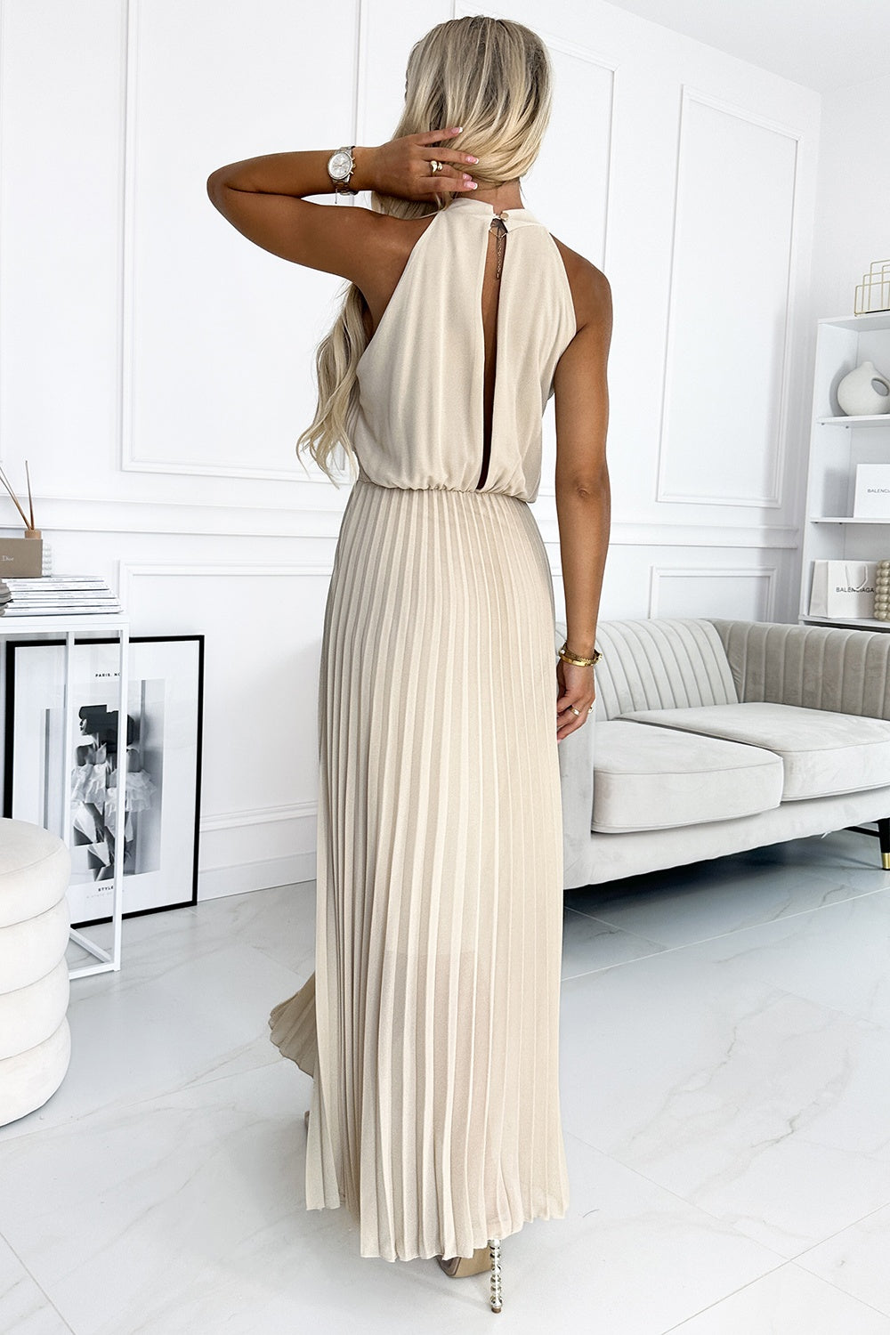 Chiffon cocktail dress