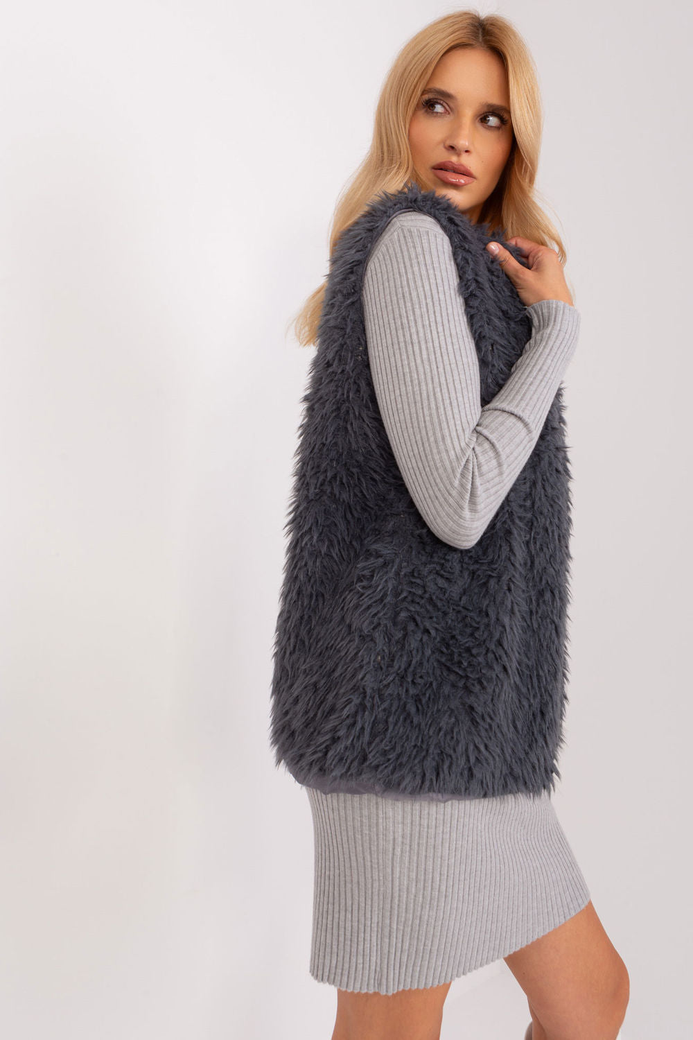 Fur-like coat