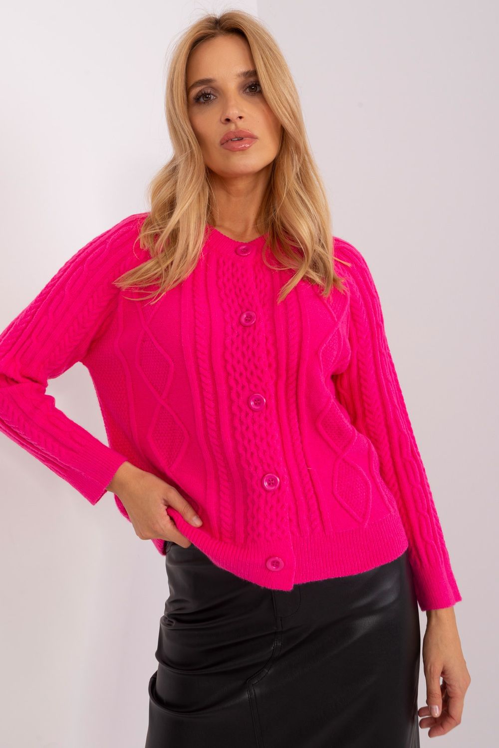 Variegated cardigan