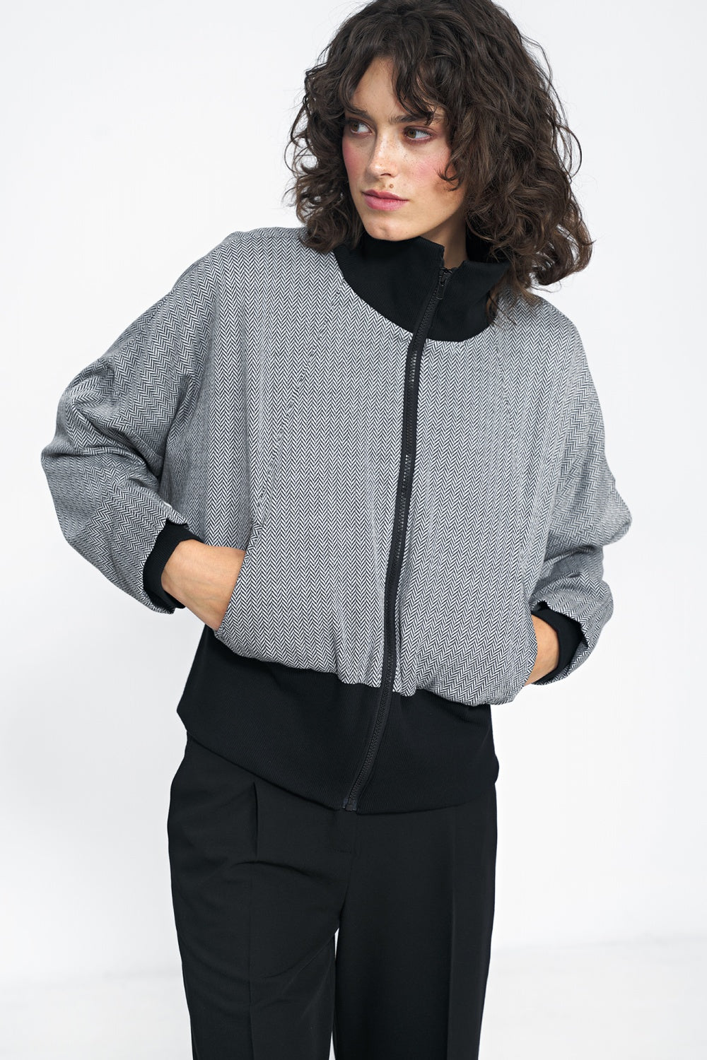 Herringbone coat