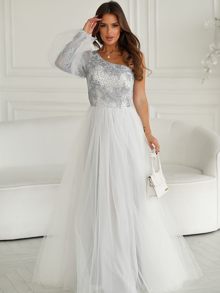Lace evening dress from Bicotone