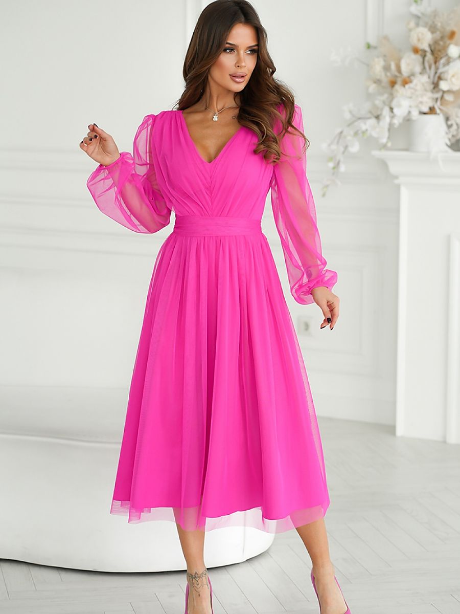 Midi evening dress from Bicotone