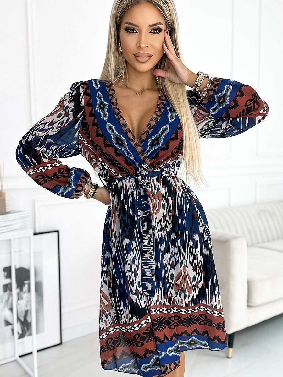 Chiffon dress from Numoco