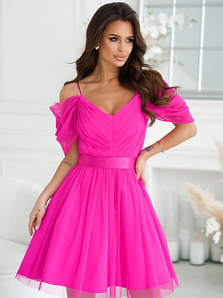 Tulle evening dress