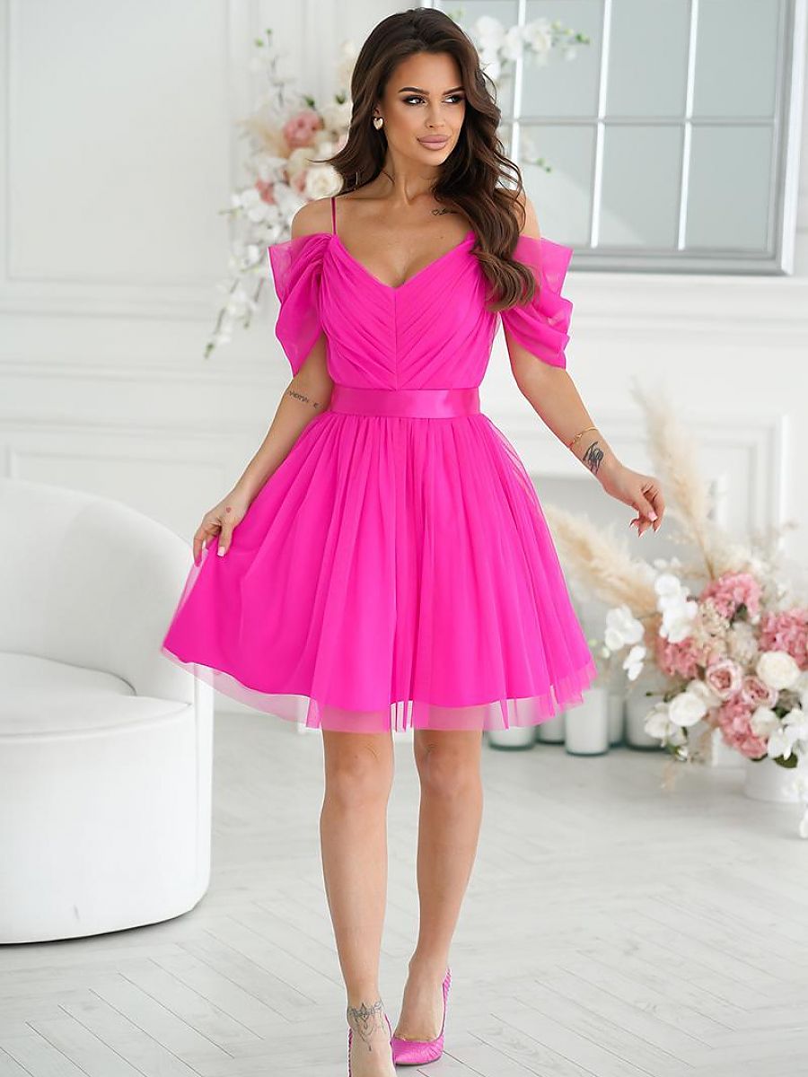 Tulle evening dress