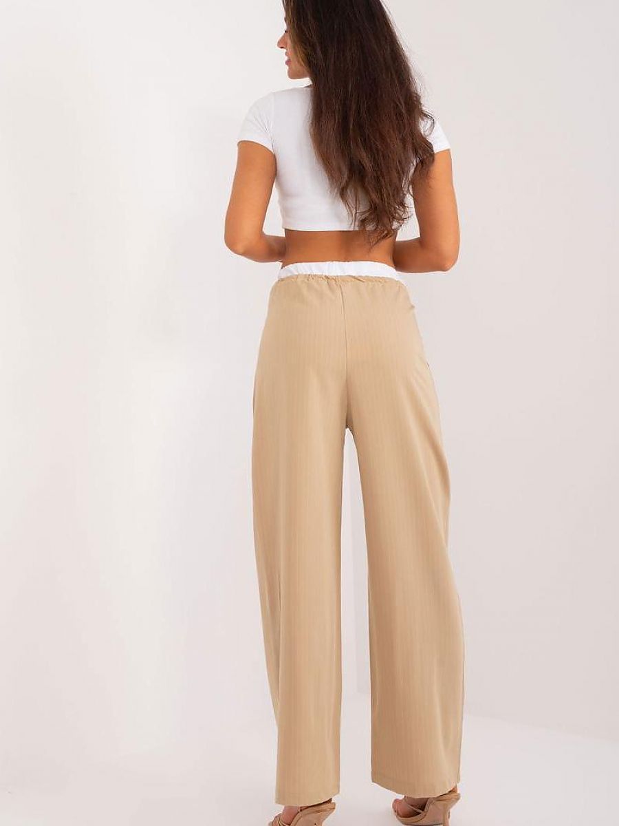 Striped trousers