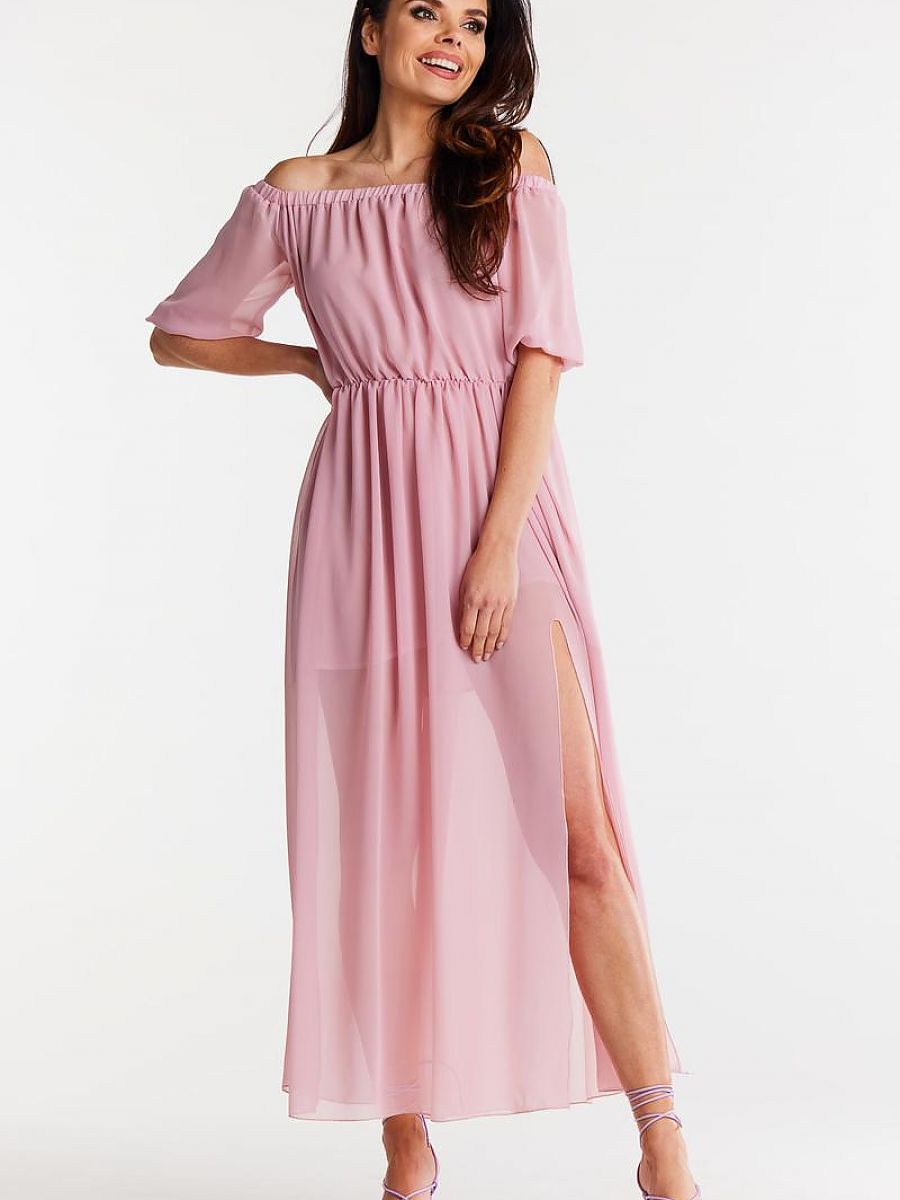 Chiffon dress from awama