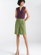 Linen shorts