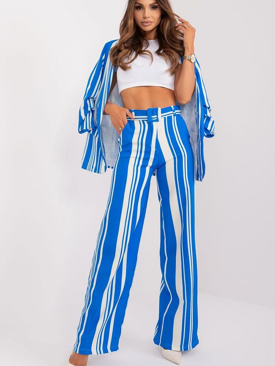 Striped trousers