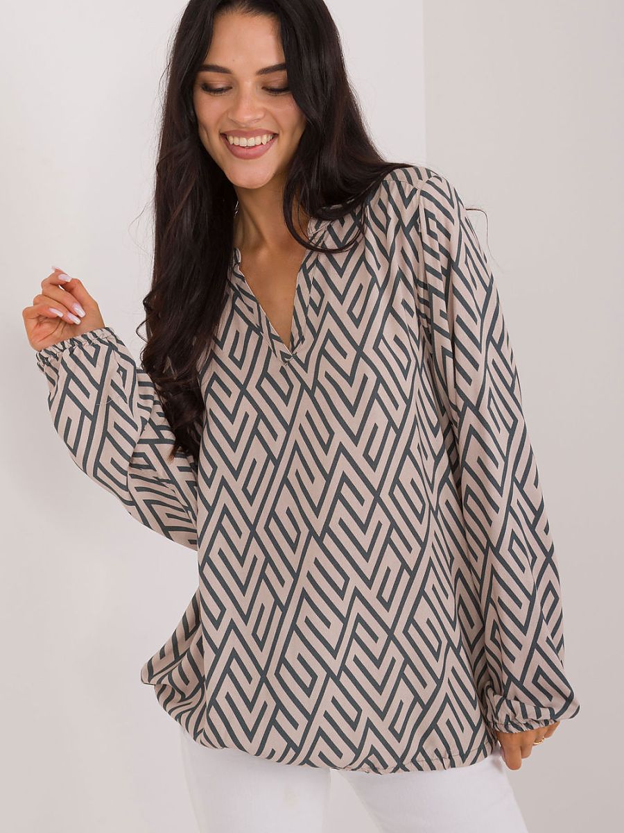 Geometric blouse