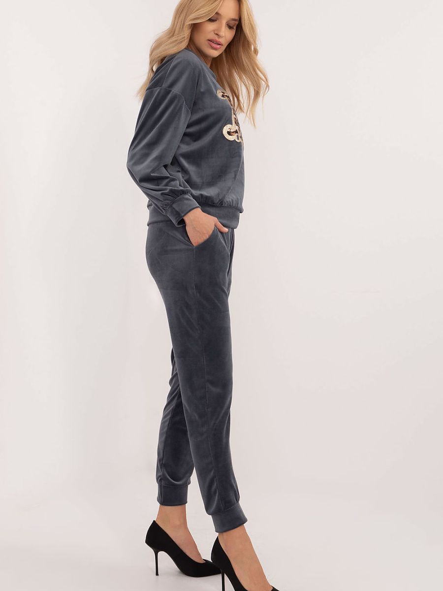 Ribbed trousers from Italy Moda