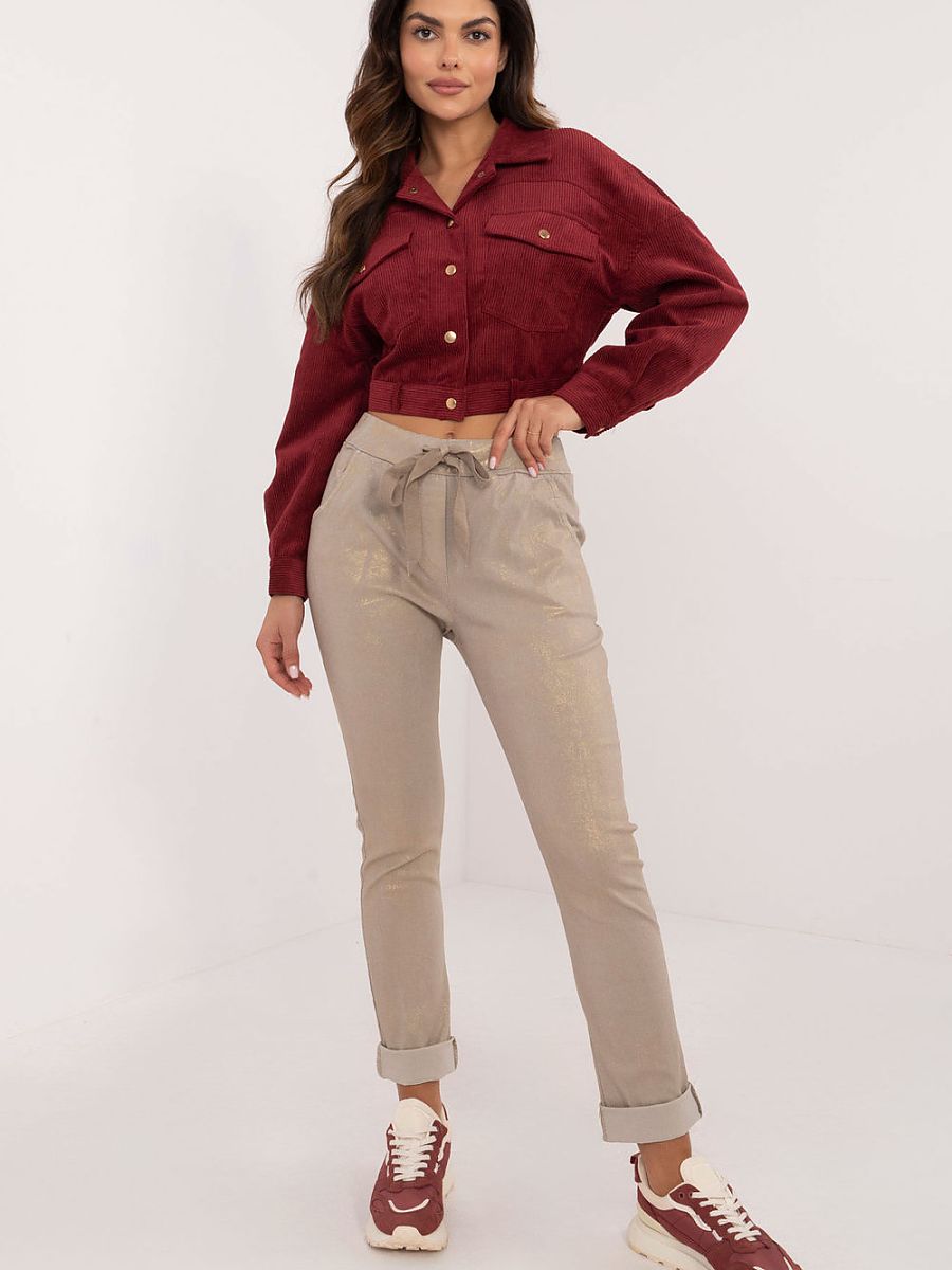 Glossy trousers from Italy Moda