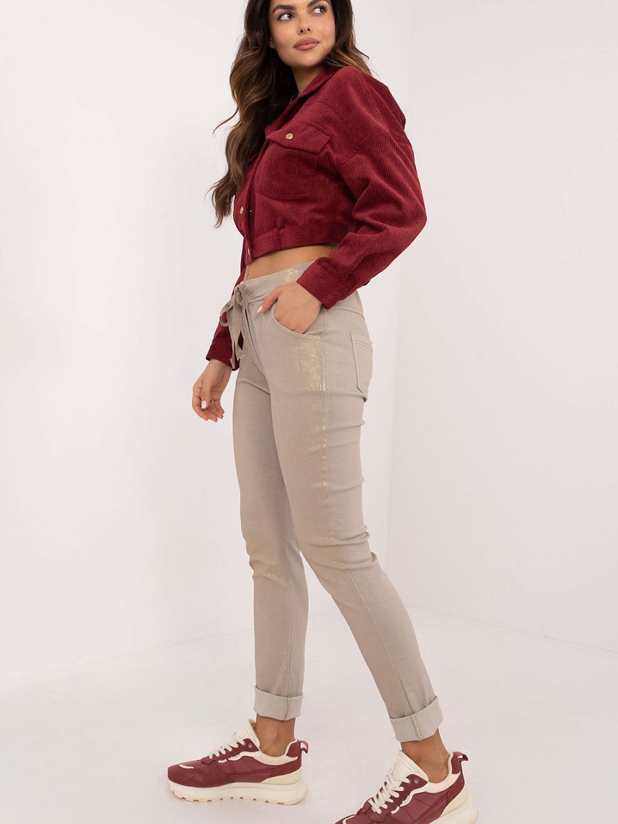 Glossy trousers from Italy Moda