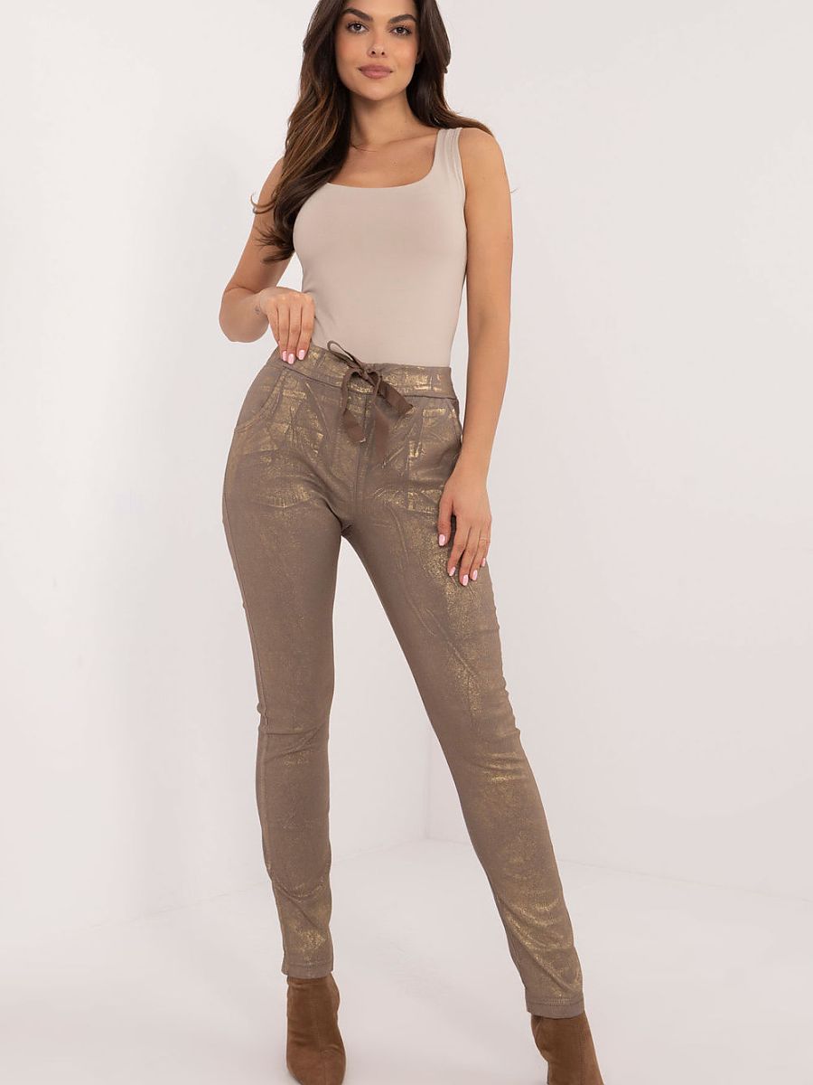 Glossy trousers