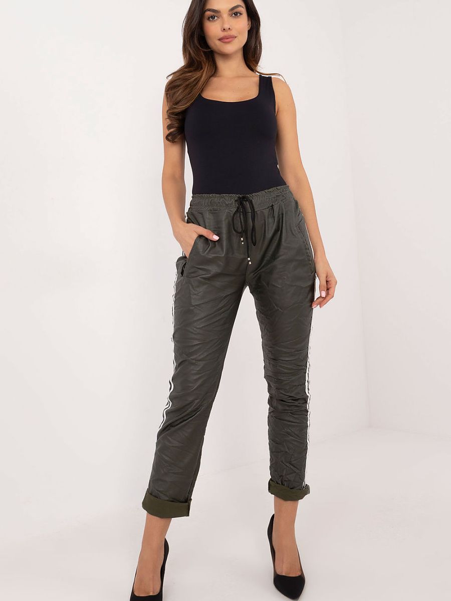 Leather trousers from Italy Moda