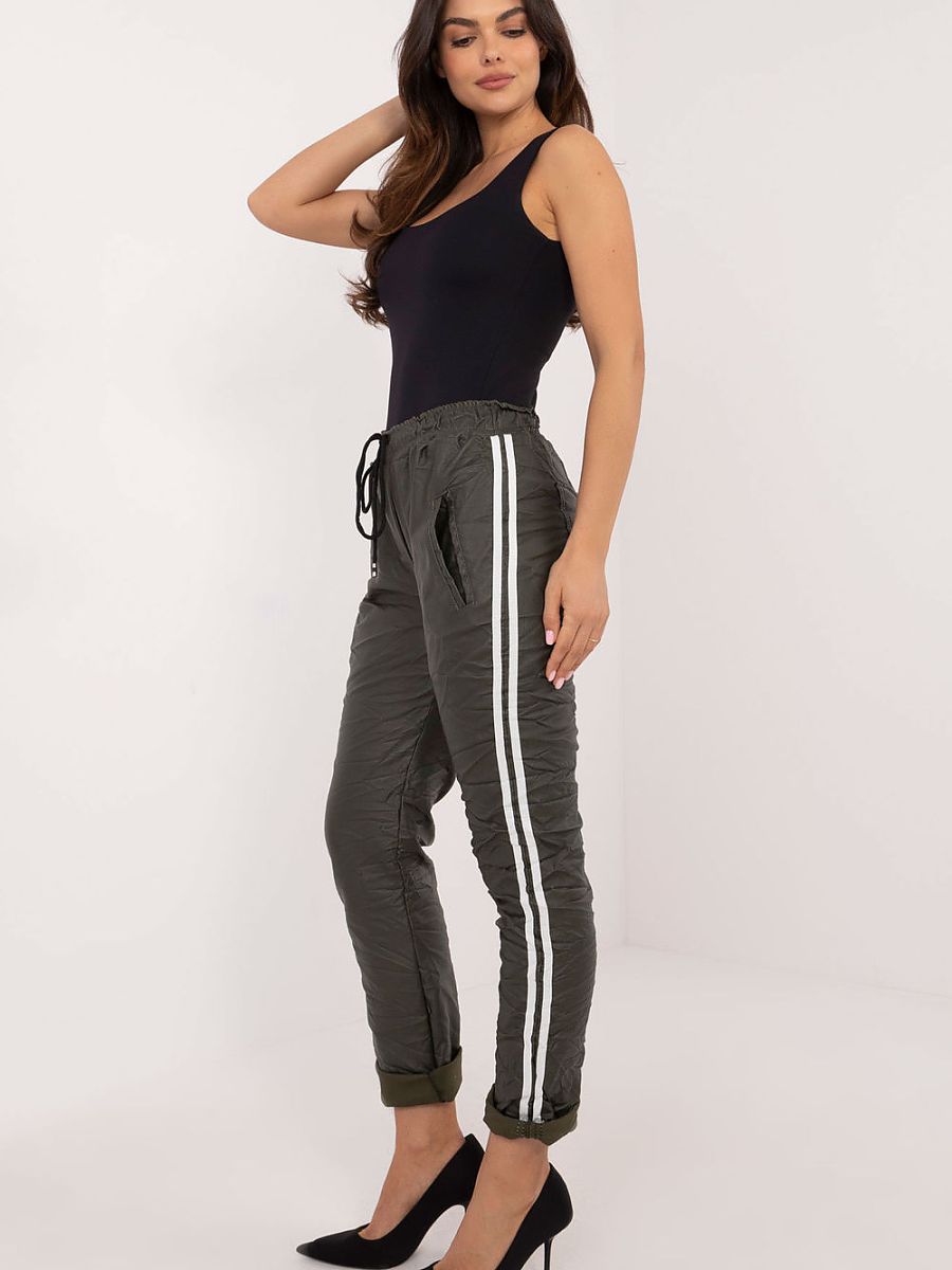 Leather trousers from Italy Moda