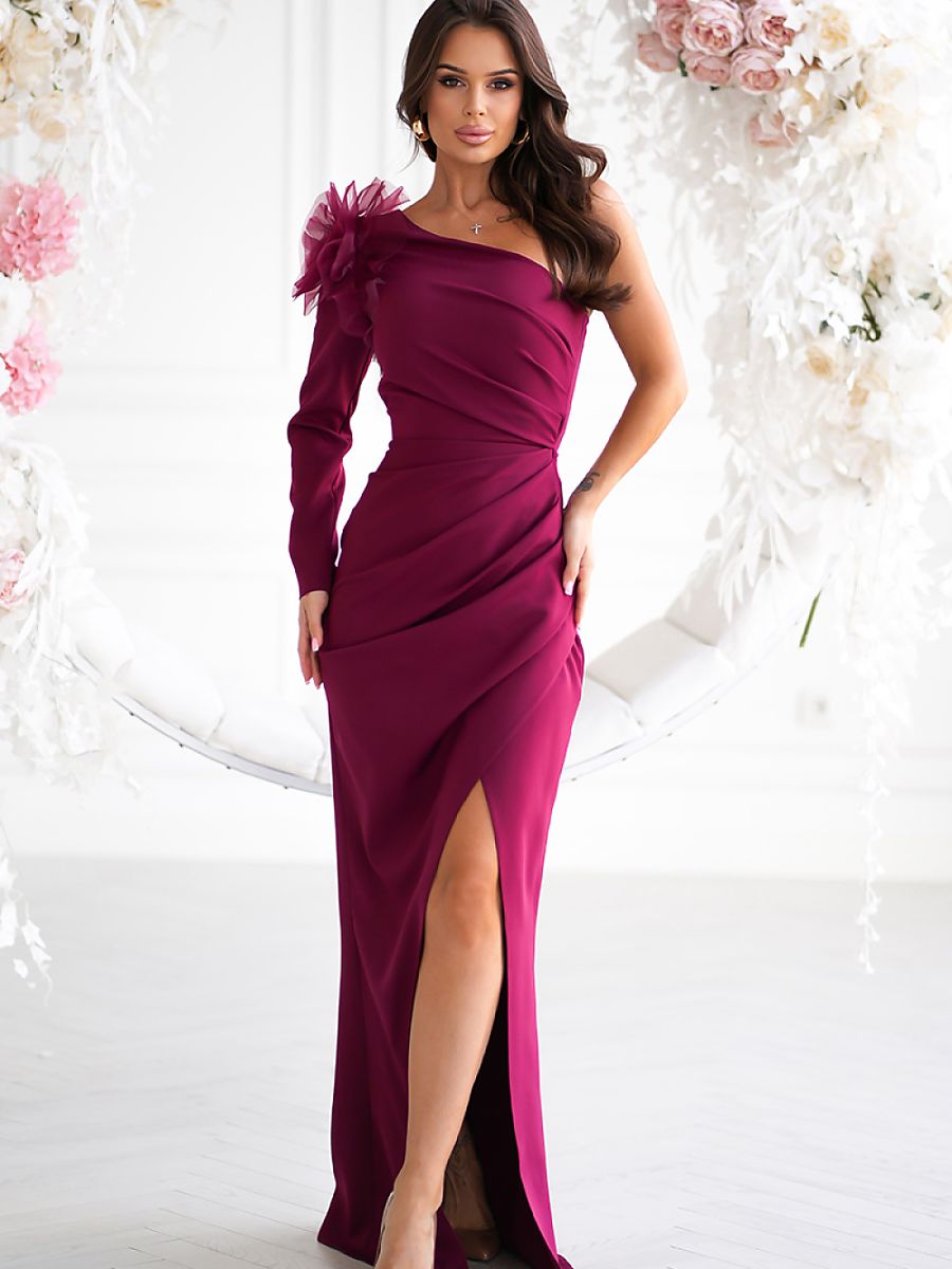 Floral evening dress