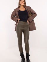 Faux leather leggings from NM