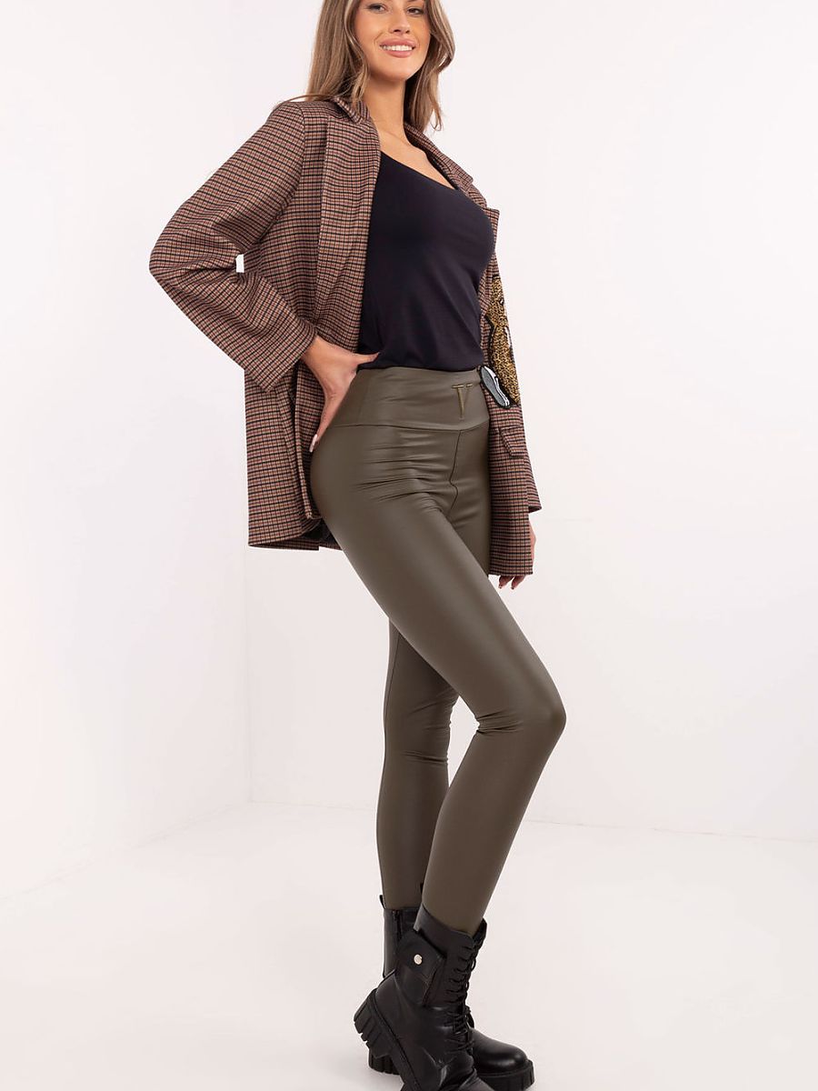 Faux leather leggings from NM