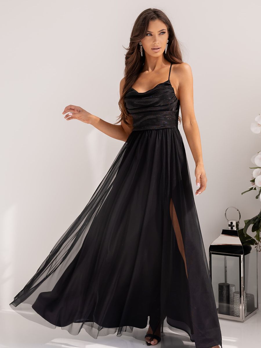 Sequin evening dress